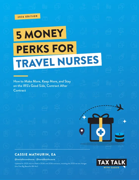 Cover of 5 Money Perks for Travel Nurses